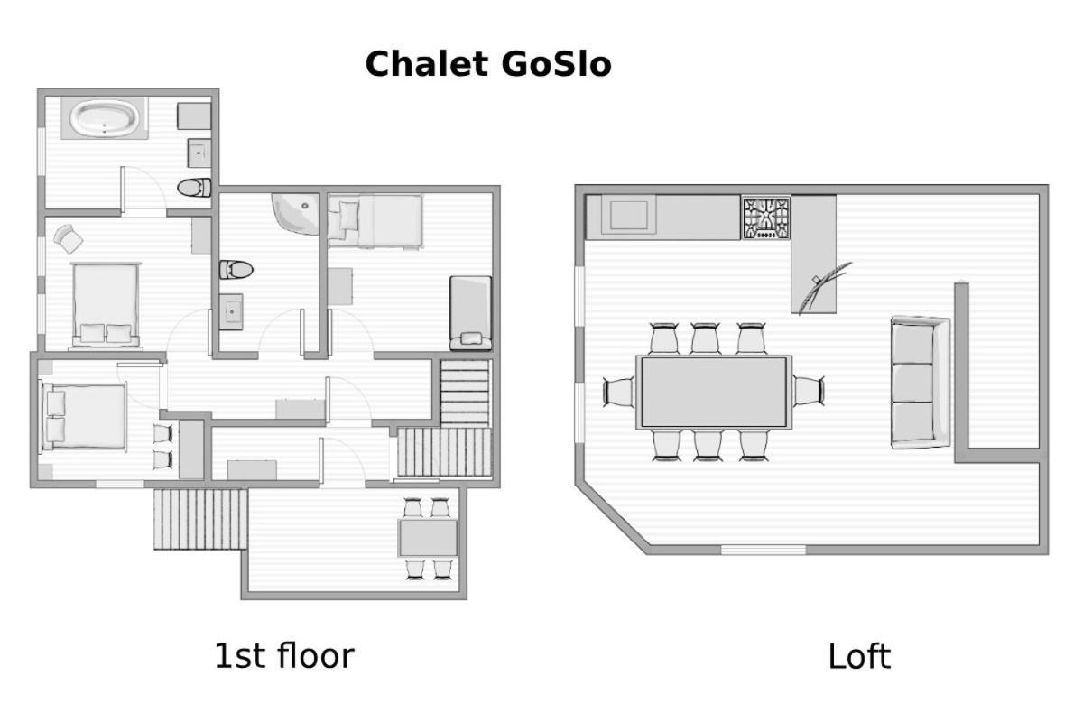 Chalet Goslo Srpenica Dış mekan fotoğraf